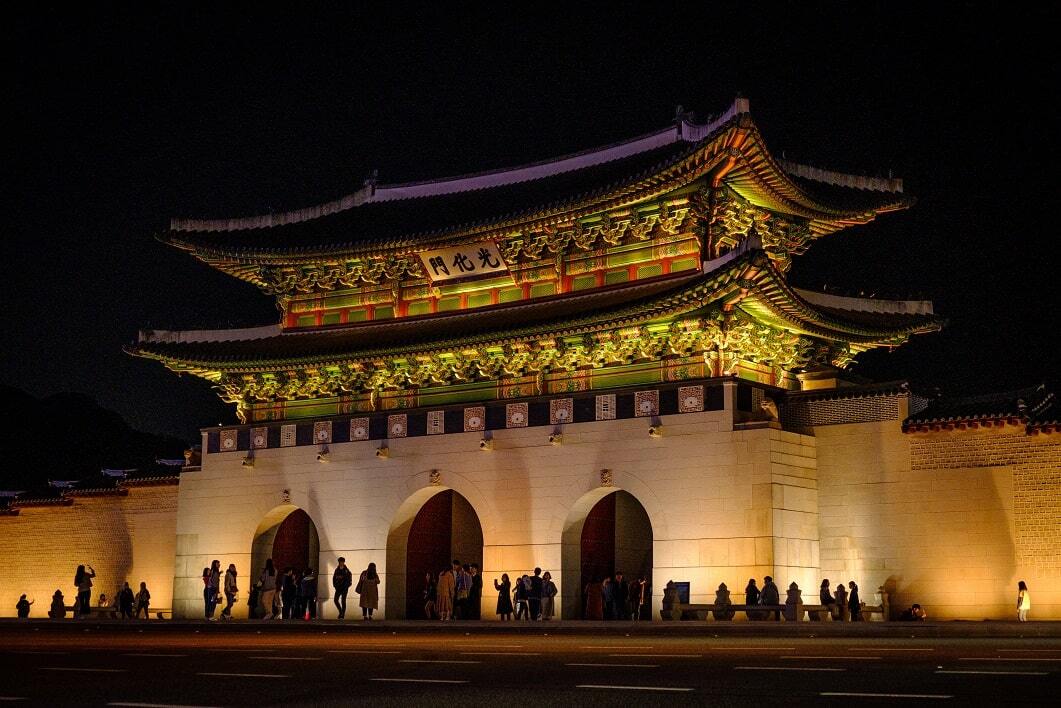 Gwanghwamun Gate, South Korea